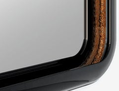 Ring Square Mirror - Hand-Crafted Brass, Mahogany & Mirror - Boca do Lobo