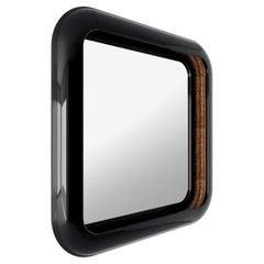 Ring Square Mirror - Hand-Crafted Brass, Mahogany & Mirror - Boca do Lobo