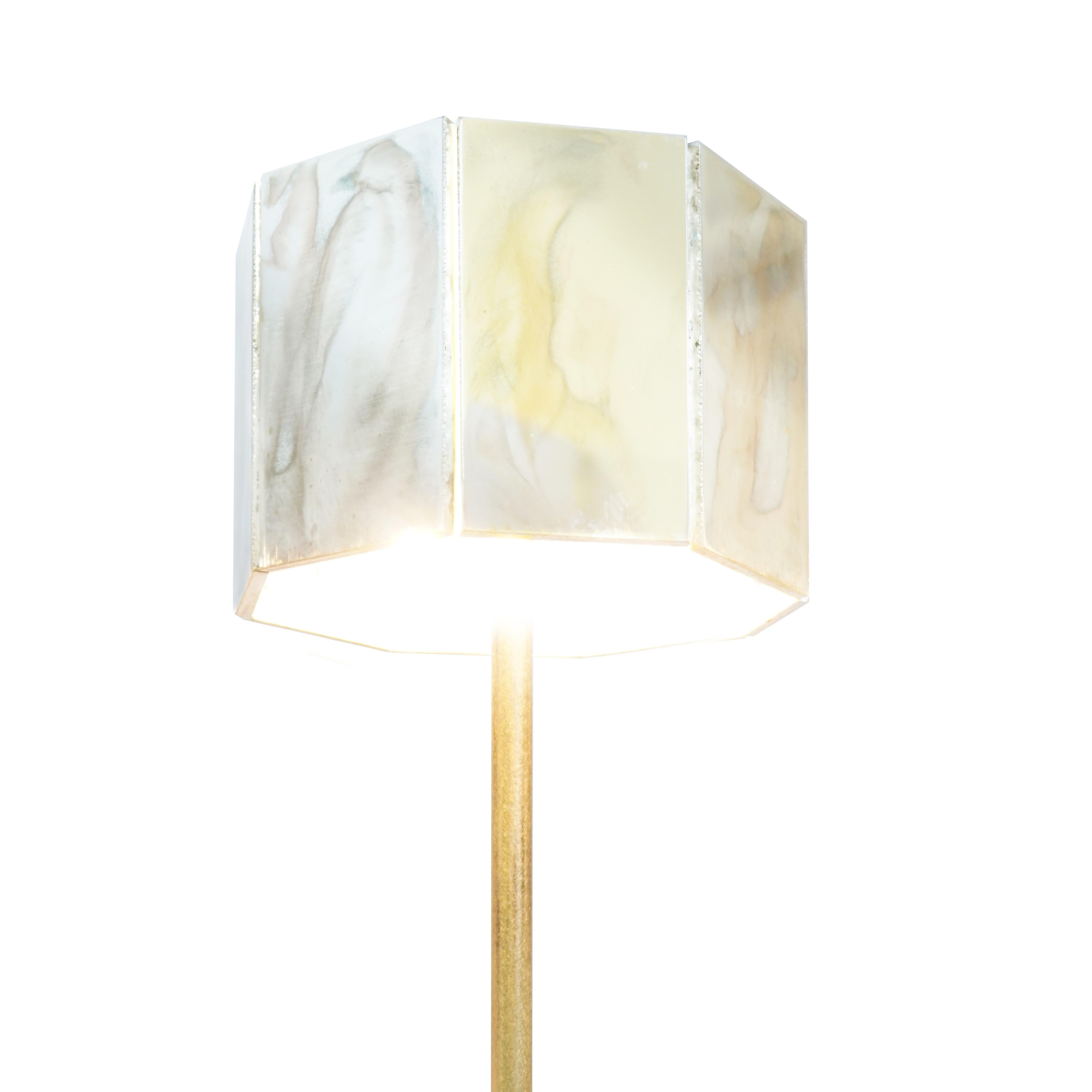 Lampe sur pied art Sabrina 's Silvered Glass  Neuf - En vente à Pietrasanta, IT