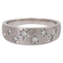 Ring 'Stars' with 8 Diamonds