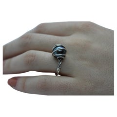 Ring, Sterling Silver, Labradorite, Unique Luxury Gift, Handcrafted, Italy