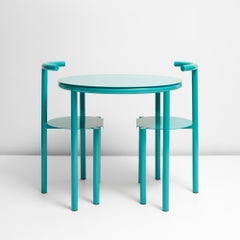 Ring Table- Mimimal Powdercoated Coloured Tubular Metal Dinning / Cafe Table