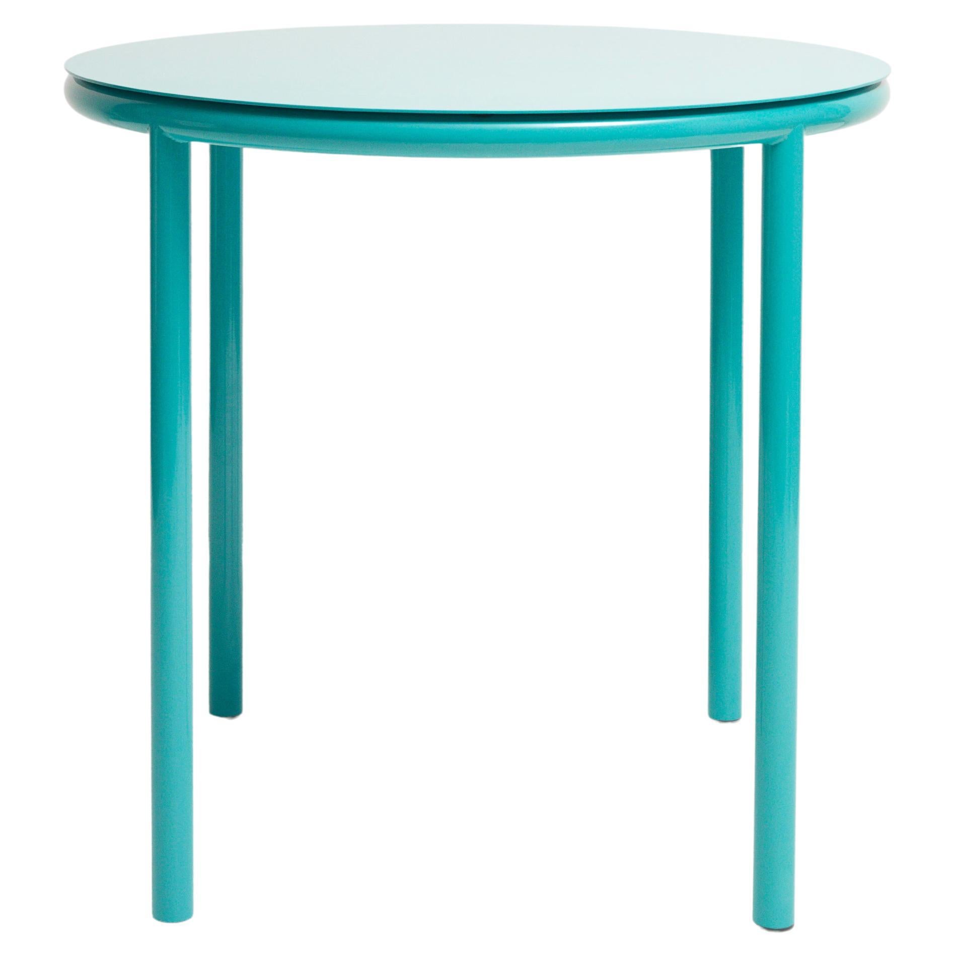 Ring Table- Mimimal Powdercoated Coloured Tubular Metal Dinning / Cafe Table For Sale