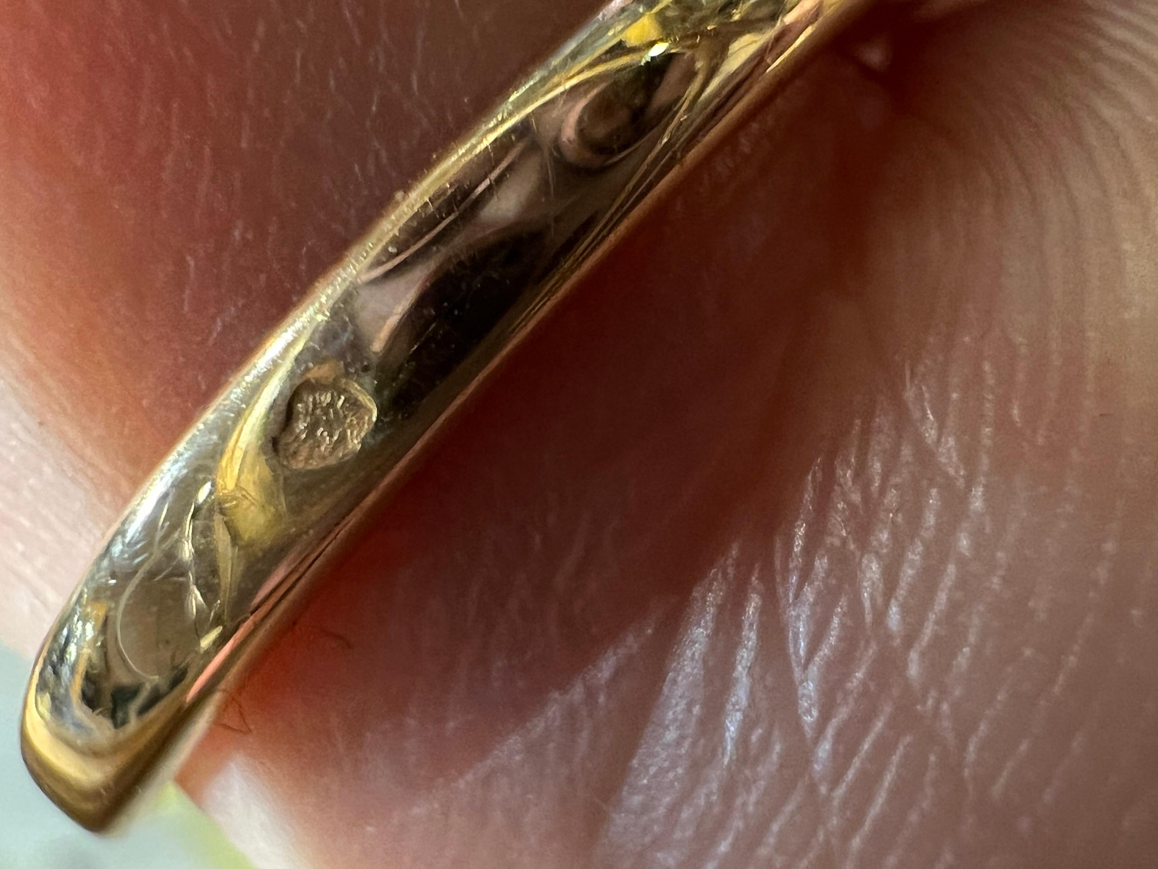 Ring “toi et moi” pave diamonds “antique cut” for 1.20 carat 18 carat gold For Sale 8
