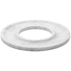 “Marblelous Ring Tray” Minimalist Carrara Marble Tray by Aparentment