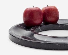 Marble tray, Marquina black Minimalist Tray, Marblelous Ring Tray by Aparentment