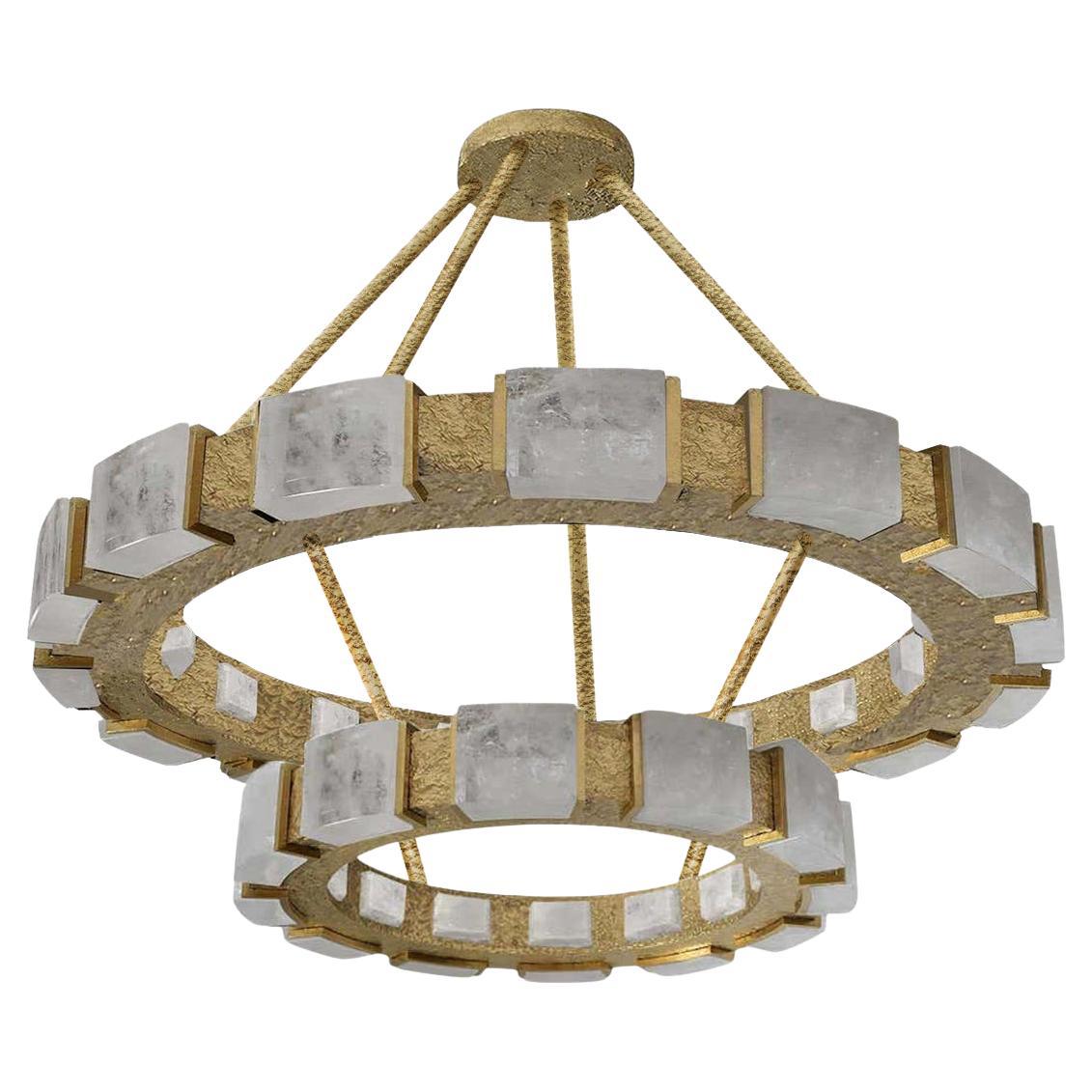 RING TWO Chandelier By Phoenix For Sale
