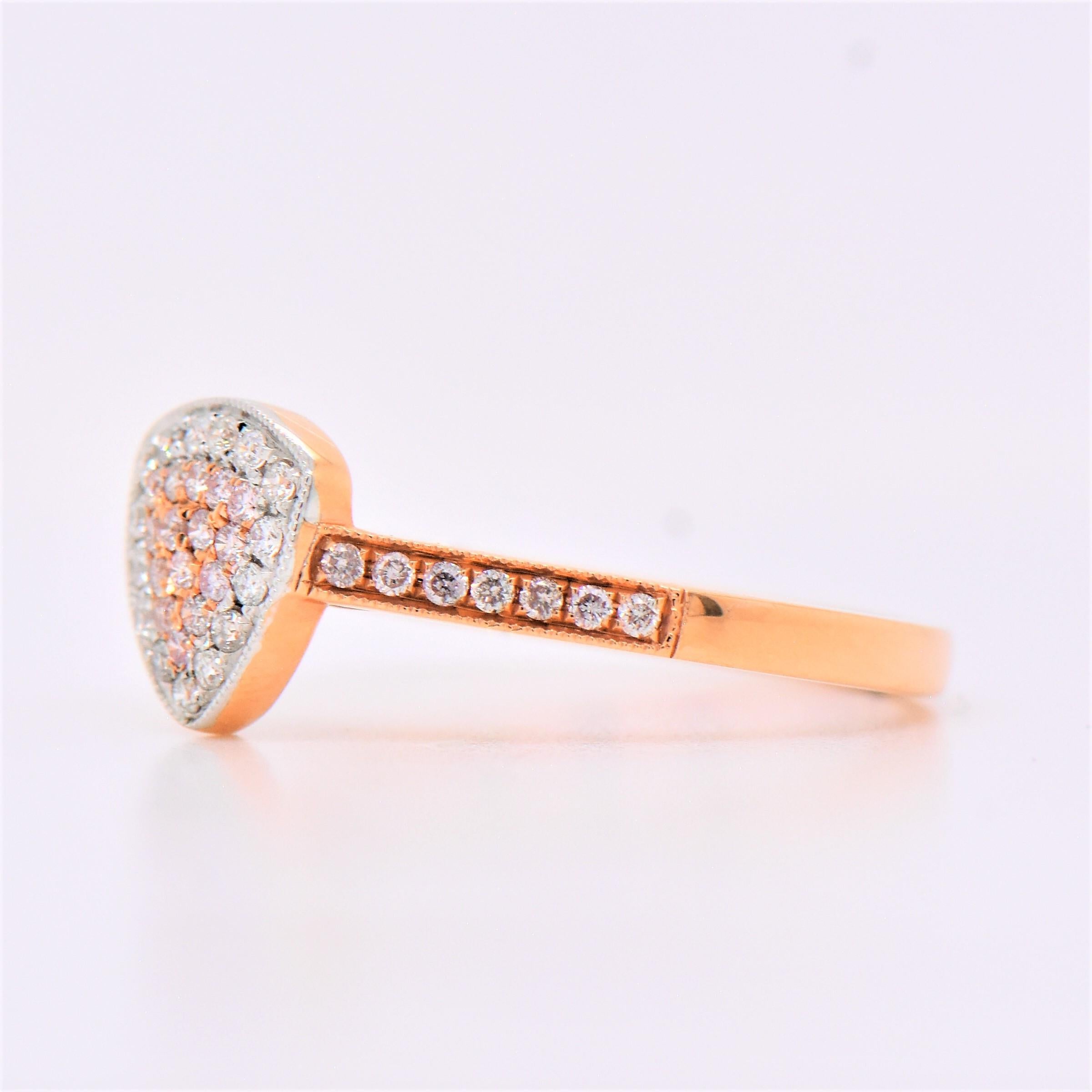 Unique Engagement Ring Natural Fancy Pink Diamonds Ring Two Tone Gold. Triangle Shaped Diamonds Wedding Halo Geometric. Bridal Promise. Anniversary Solitaire Women.
All our jewelry is 100% authentic. Feel free to contact me with any