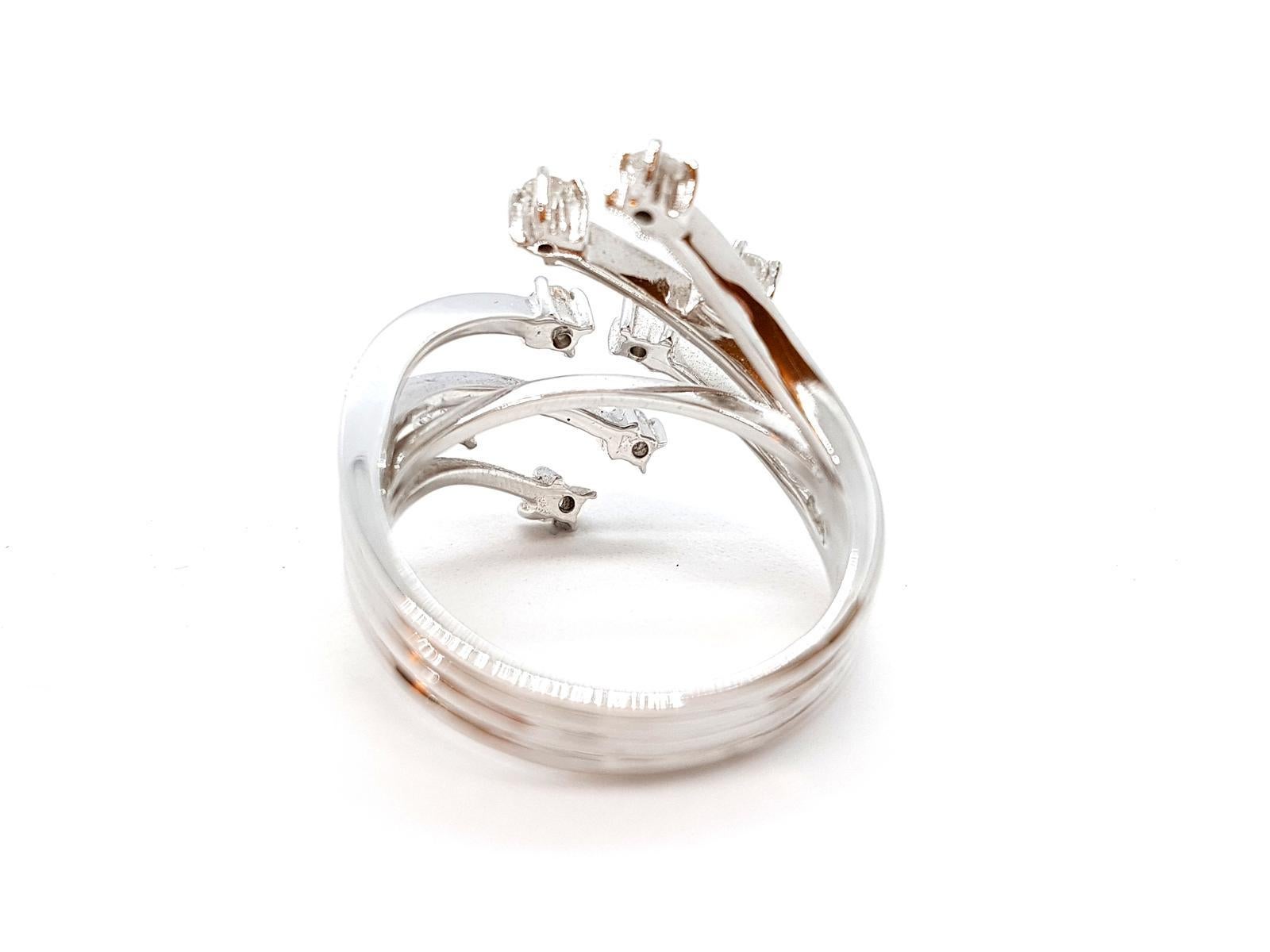 Ring White Gold Diamond For Sale 8