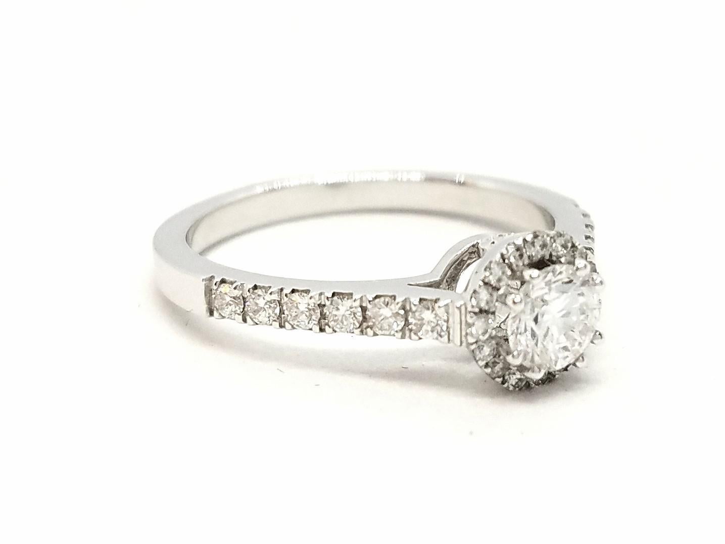 Ring White Gold Diamond For Sale 11
