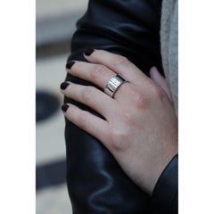 Anello Oro Bianco Diamante