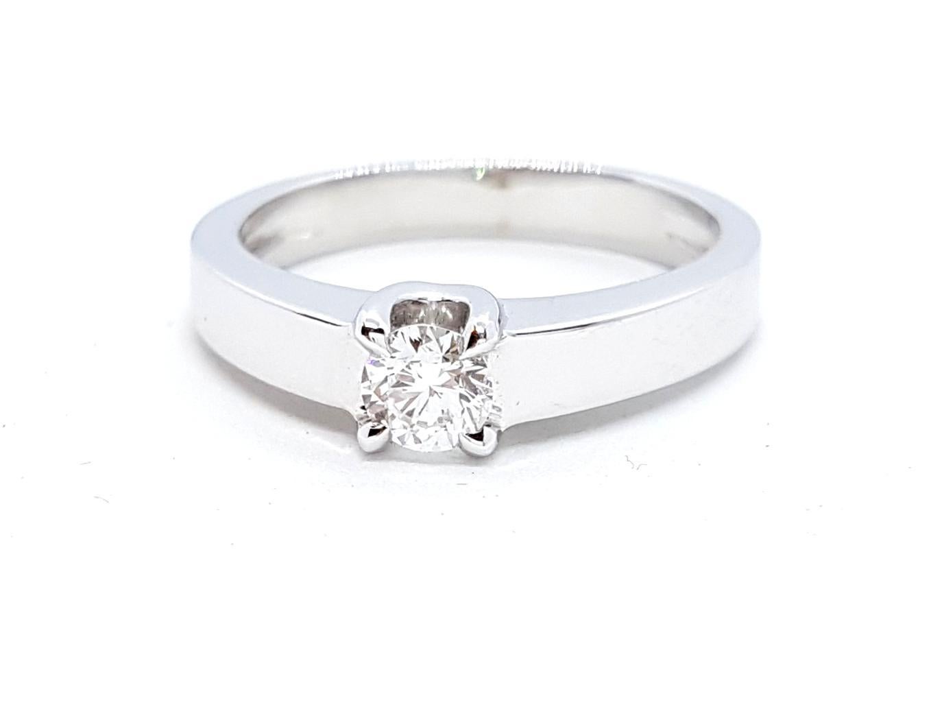Ring White GoldDiamond In New Condition For Sale In PARIS, FR