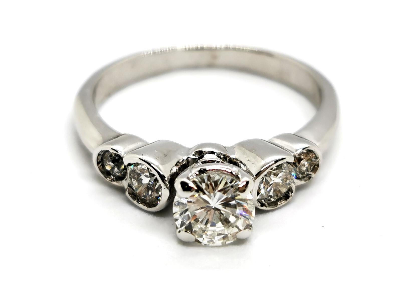Ring White Gold Diamond For Sale 3