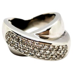 Vintage Ring White Gold Diamond