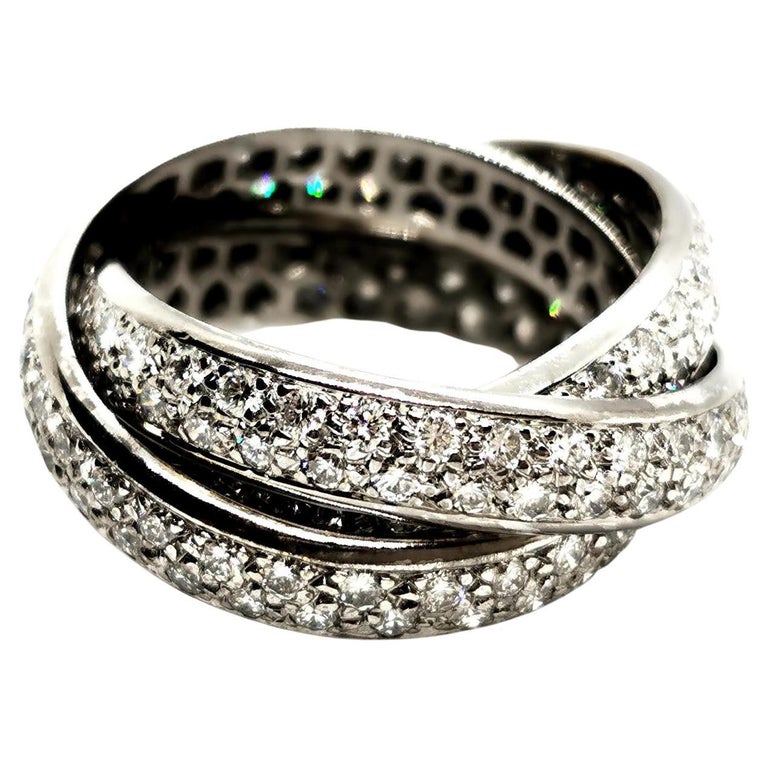 Ring White Gold Diamond For Sale at 1stDibs