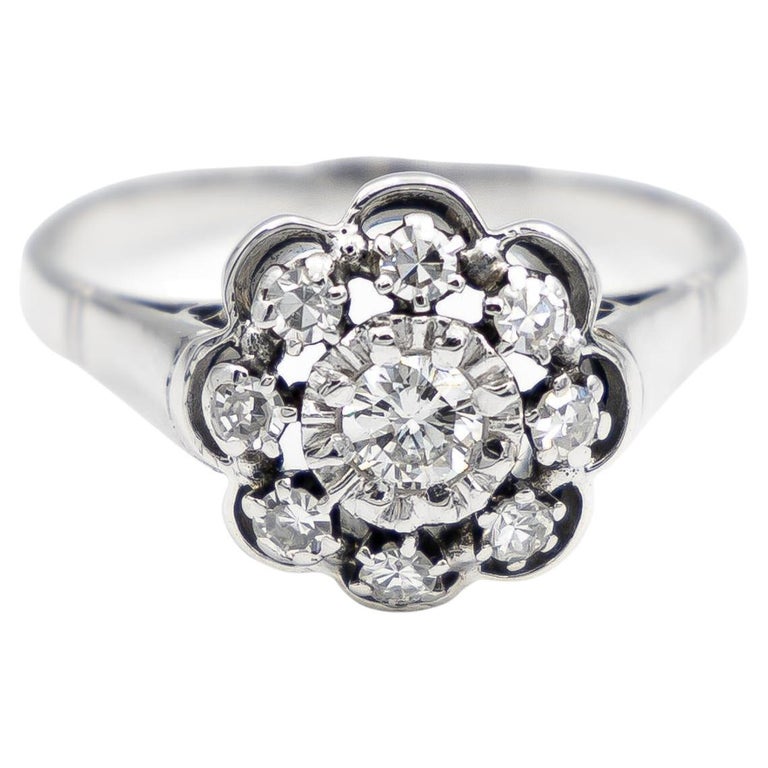 Ring White Gold Diamond For Sale at 1stDibs