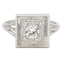 Ring White Gold Diamond