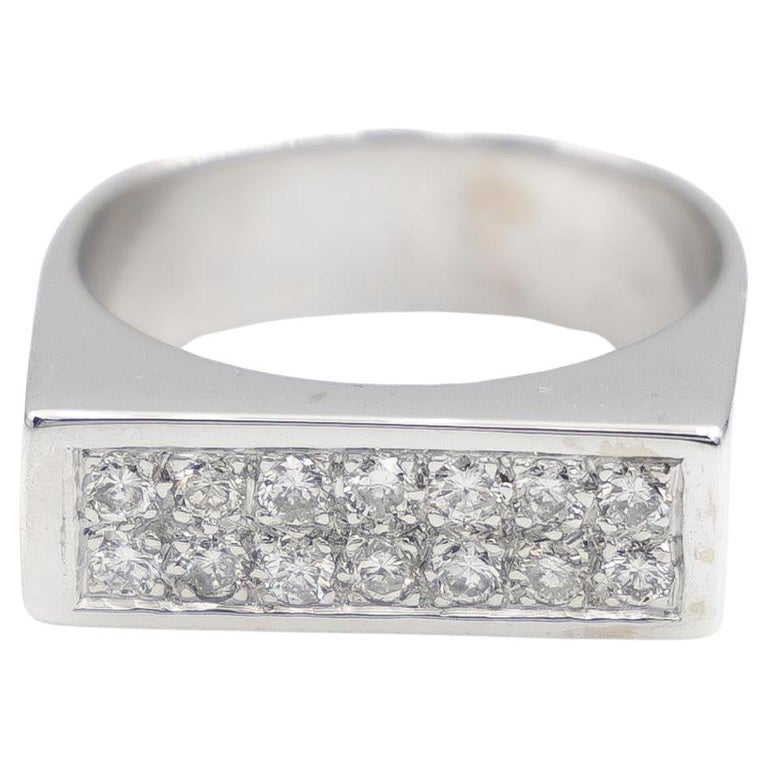 Ring White Gold Diamond For Sale at 1stDibs