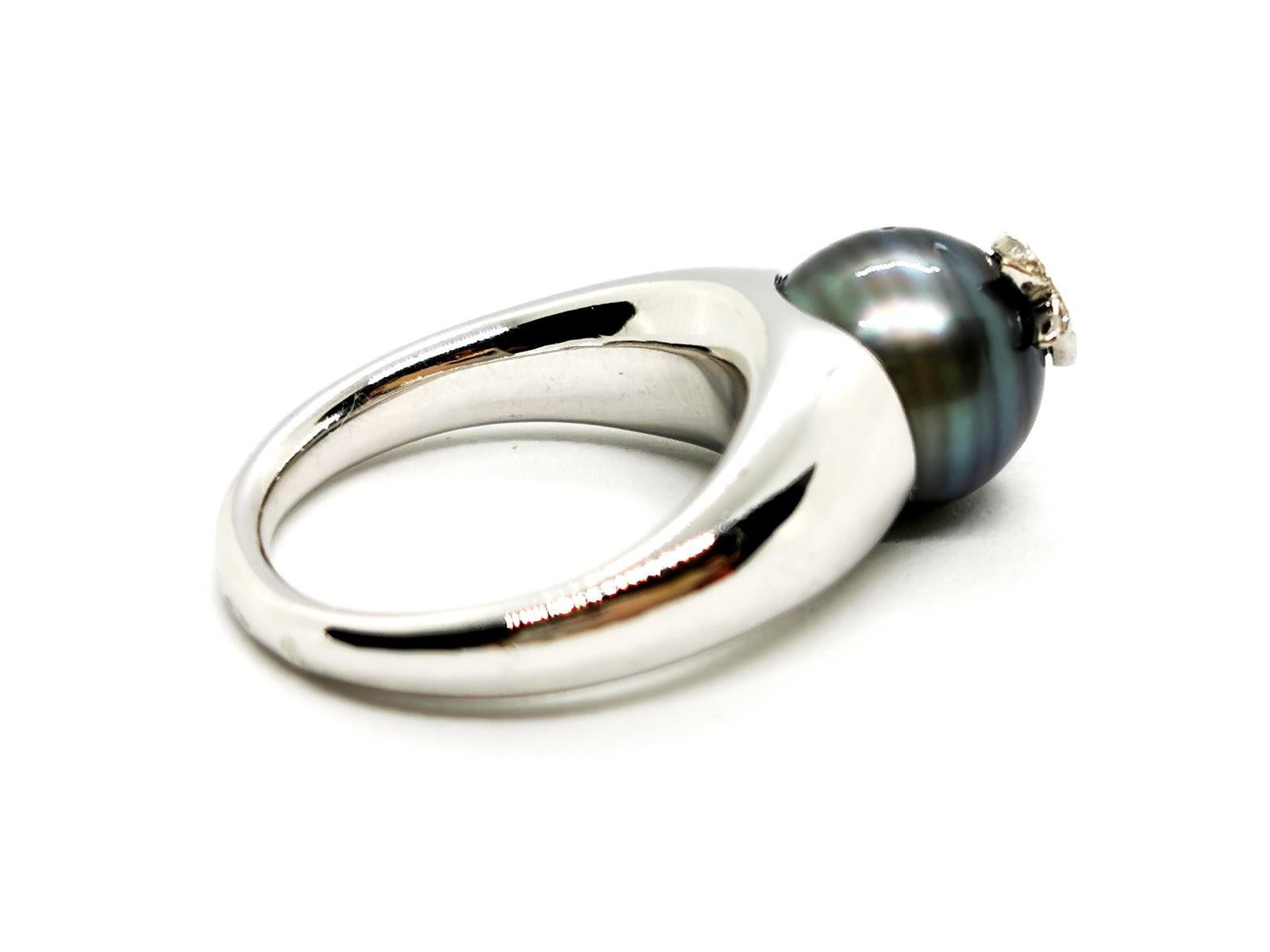 Ring White Gold Pearl For Sale 2