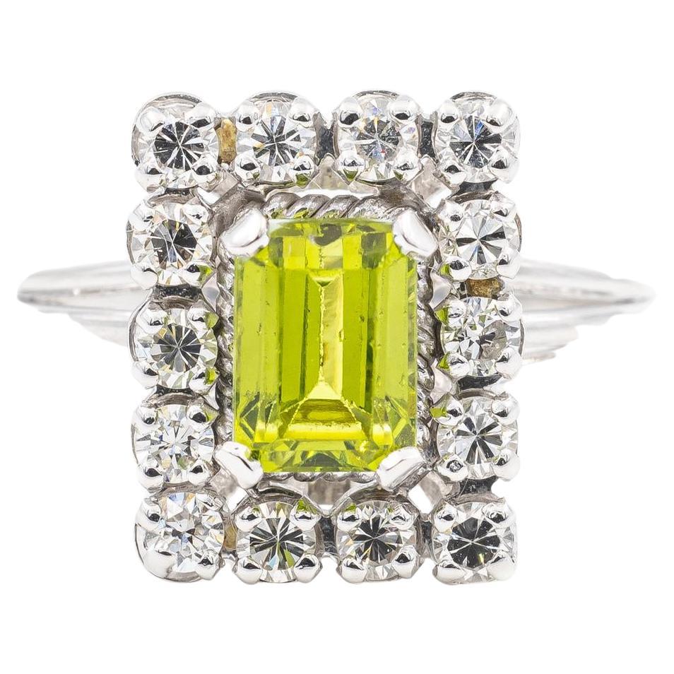 Ring White GoldPeridot For Sale