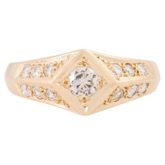 Ring mit 13 Diamanten,