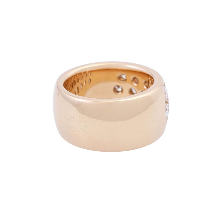 Ring with 16 Brilliant-Cut Diamonds Totaling 2.53ct For Sale at 1stDibs