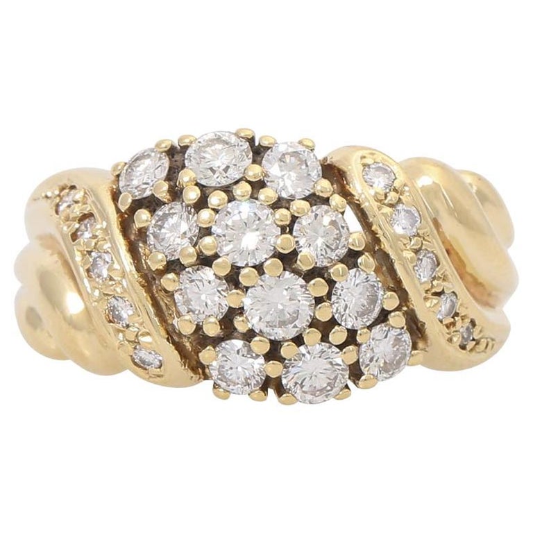 Ring with 22 Brilliant For Sale at 1stDibs