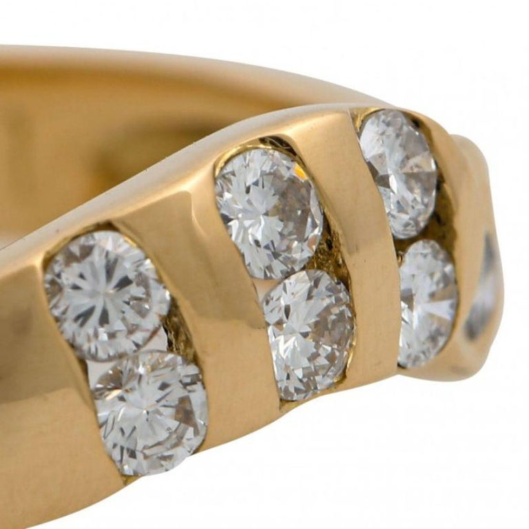 Ring with 9 Brilliants For Sale at 1stDibs