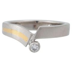 Ring with a Small Brilliant
