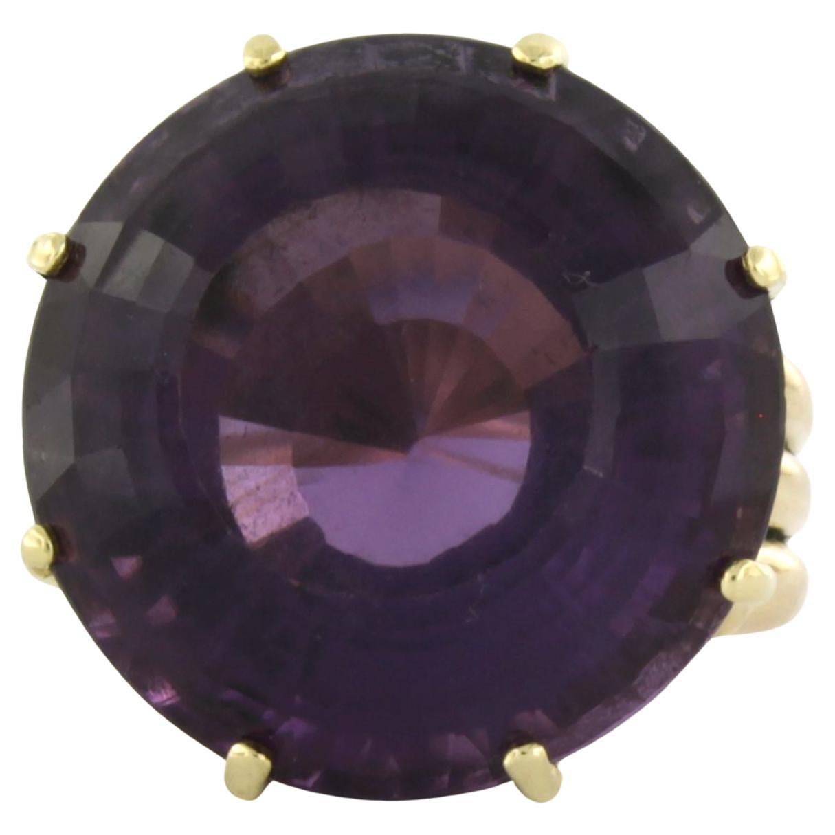 Ring mit Amethyst 14k Gold