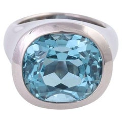 Ring with Aquamarine