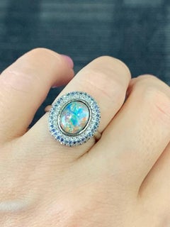 Ring with Australian opal