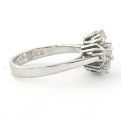 Ring with brilliant and single cut diamond sup to 0.39ct 14k gold 4.5 grams
