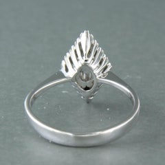 RIng with brilliant and single cut diamonds up to 0.54ct 18k gold 3.8 grams