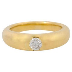 Ring mit Brillant ca. 0,3 Karat, ca. Weißer 'H' /P2
