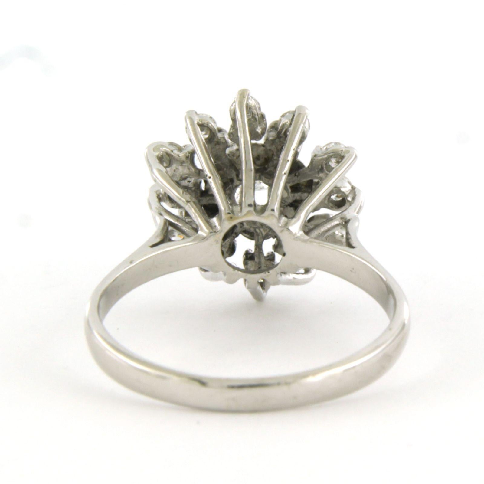 Brilliant Cut Ring with brilliant cut diamond sup to 0.50ct 18k gold 4.2 grams For Sale
