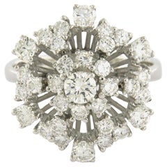 Bague avec diamant taille brillant sup à 1,84ct or 14k 6,4 grammes