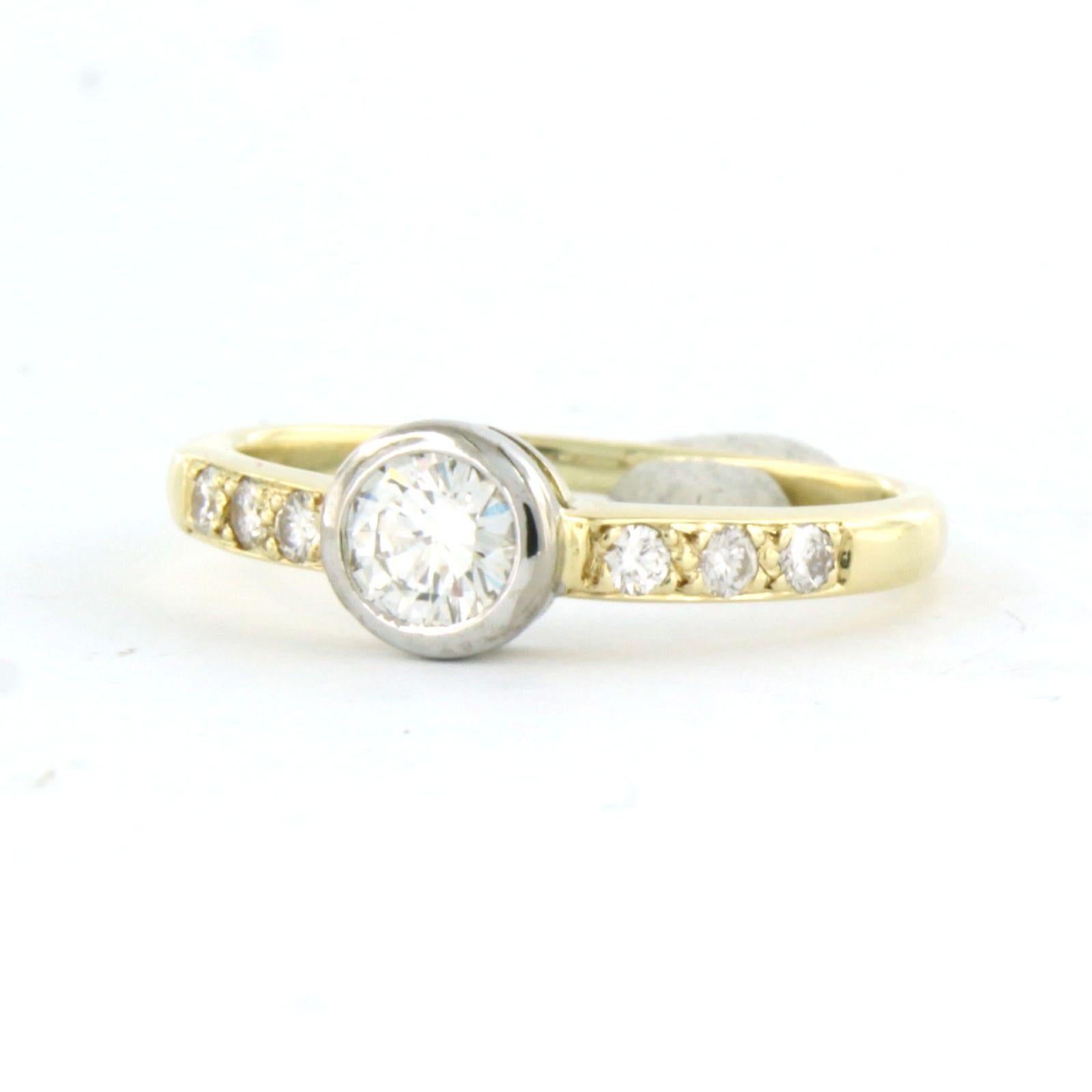 Anillo con diamante talla brillante hasta 0,35 ct 2,0 gramos Oro de 14k Corte brillante en venta
