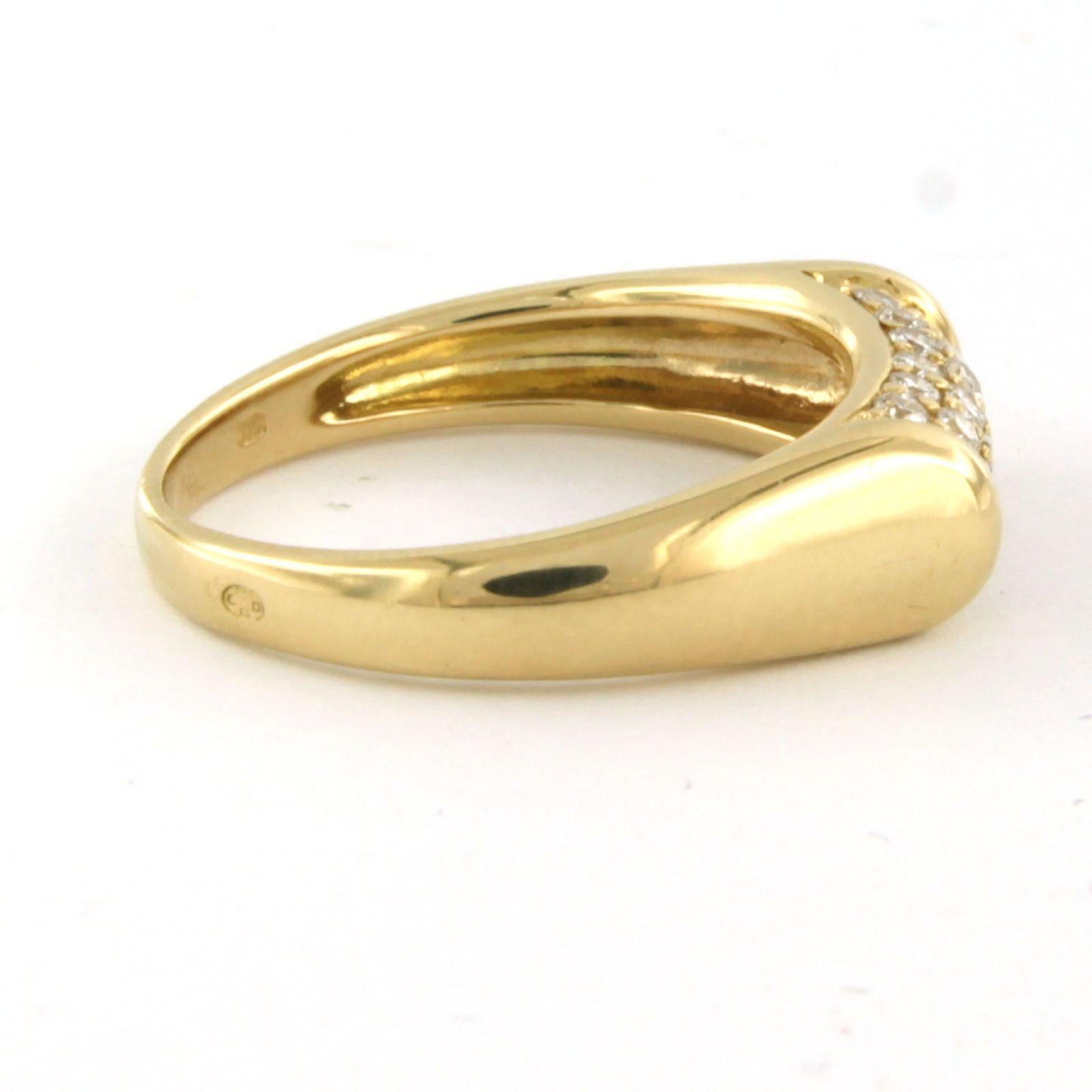 Bague en or jaune 18k sertie d'un diamant taille brillant jusqu'à 0.50ct - F/G - VS/SI - taille de bague US 7.5 - EU 17.75 (56)

Description détaillée

le haut de l'anneau a une largeur de 6,0 mm

taille de bague US 7.5 - EU 17.75 (56), la bague