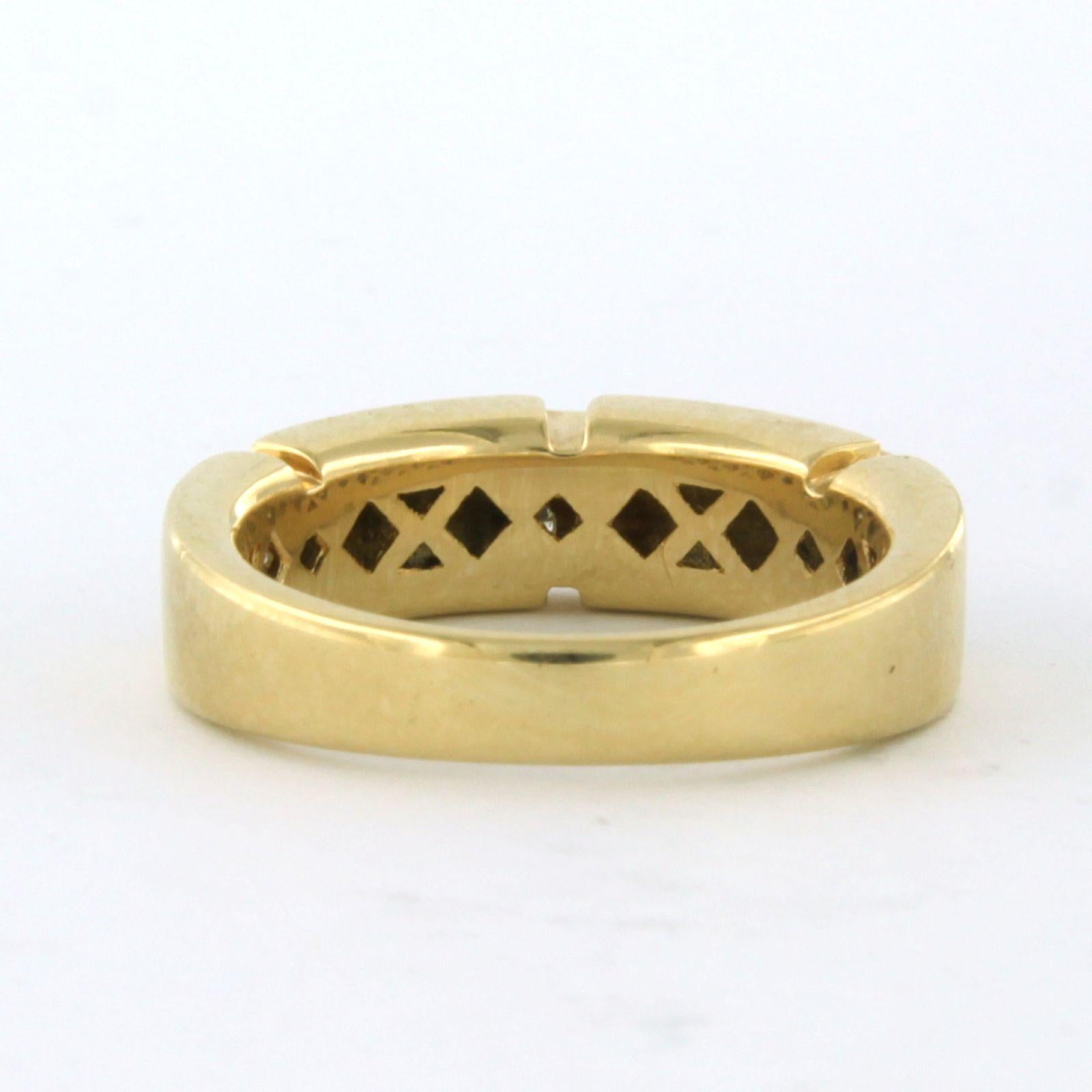 Ringe mit Diamanten im Brillantschliff bis zu 0,24 Karat 18 Karat Gold 5,8 Gramm Damen im Angebot