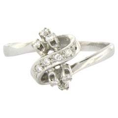 Bague avec diamants taille brillant jusqu
à 0,25ct Or 18k 2,6 grammes