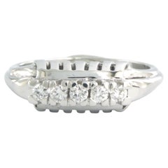 Anillo con diamantes talla brillante de hasta 0,25ct Oro de 18k 5,1 gramos