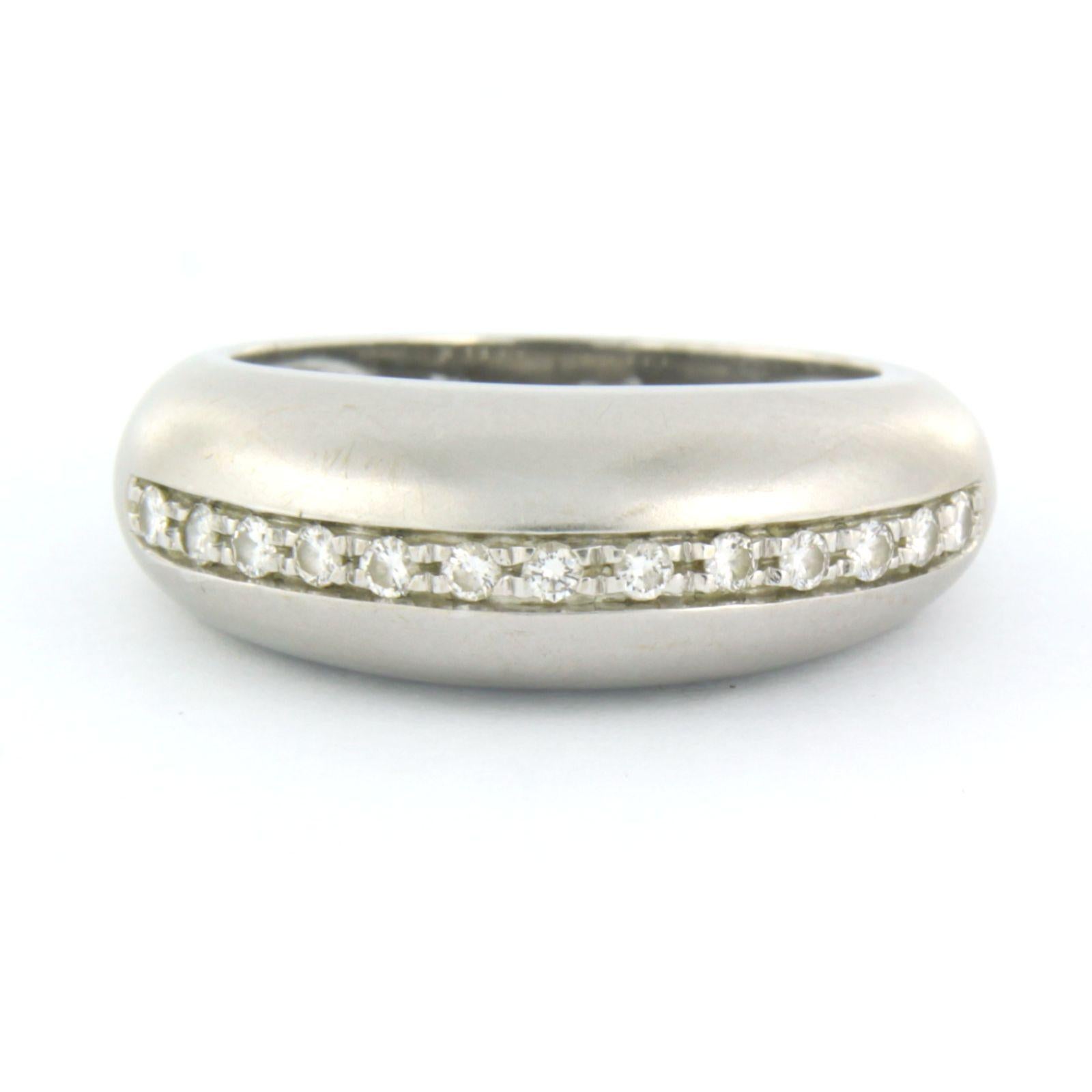 Ring mit Diamanten im Brillantschliff bis zu 0,25ct - 5,7 Gramm - 14k Weißgold im Angebot 2