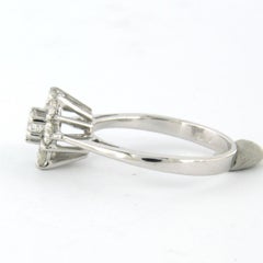 Ring mit Diamanten im Brillantschliff bis zu 0,45ct 14k Gold 2,1 Gramm