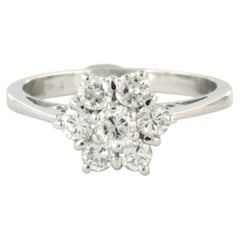 Ring mit Diamanten im Brillantschliff bis zu 0,45ct 14k Gold 2,1 Gramm