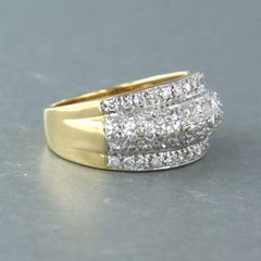 Anillo con diamantes talla brillante de hasta 0,60 ct Oro de 18k 5,4 gramos