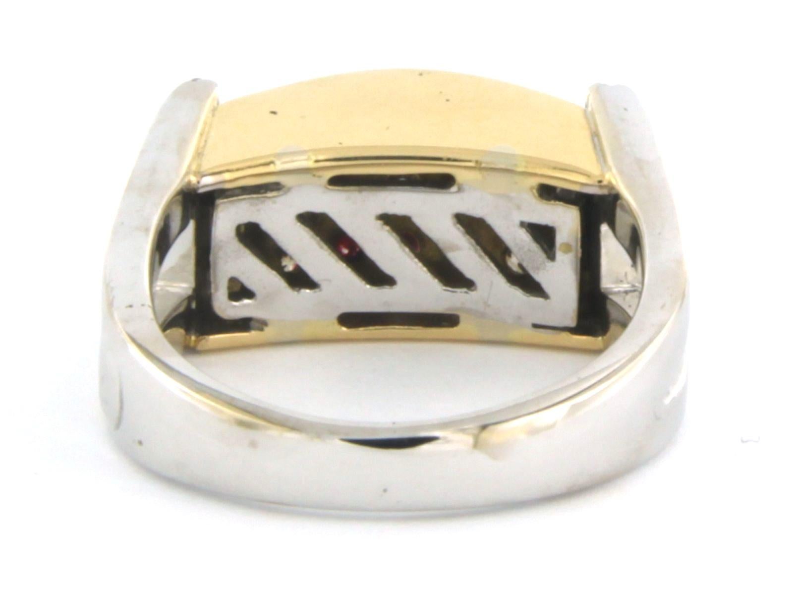 Anillo con diamantes talla brillante de hasta 0,80 ct Oro de 18k 12,1 gramos Corte brillante en venta