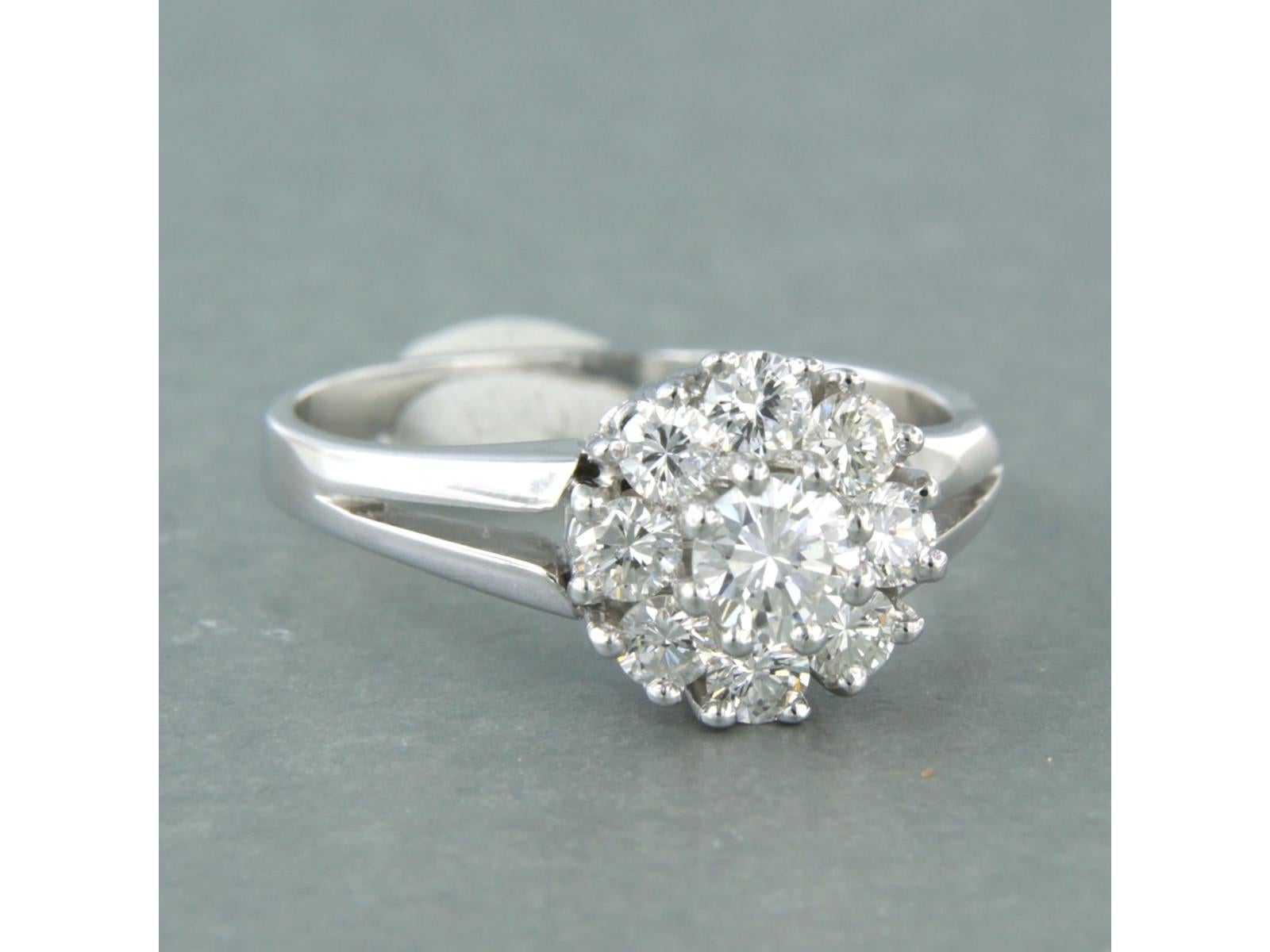 Ring mit Diamanten im Brillantschliff bis zu 1,00ct 14k Gold 5,6 Gramm im Angebot 2