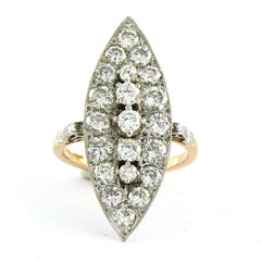 Ring with brilliant cut diamonds up to 2.00ct 18k gold 6.0 grams