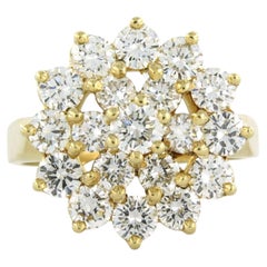 Ring with brilliant cut diamonds up to 2.30ct 7.2 grams 18k gold 7.2 grams